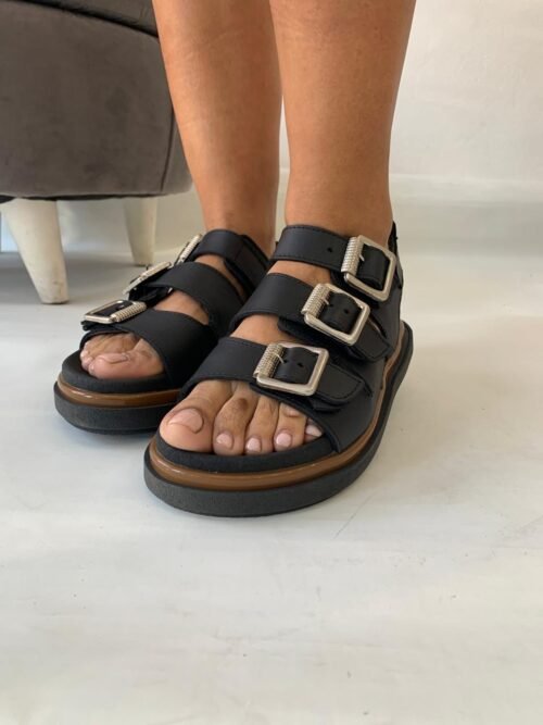 Sandalia Praga -  Negro