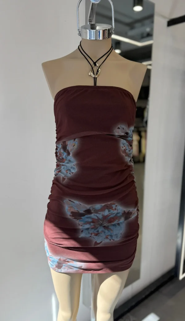 VESTIDO TUL ESTAMPADO