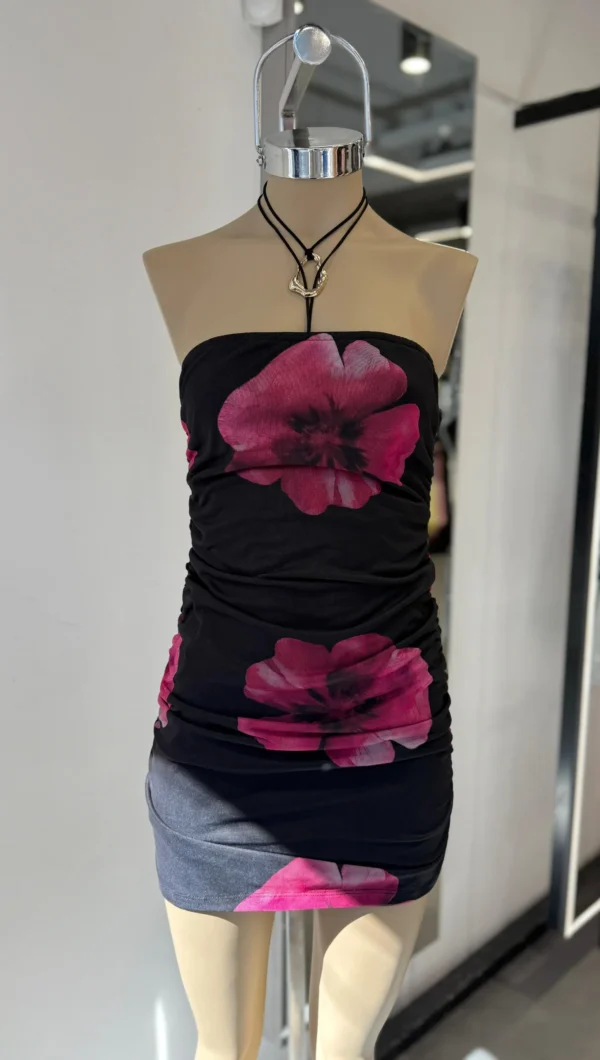 VESTIDO TUL ESTAMPADO