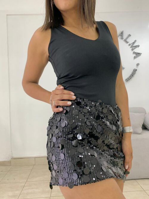 POLLERA BOTLAN LENTEJUELAS