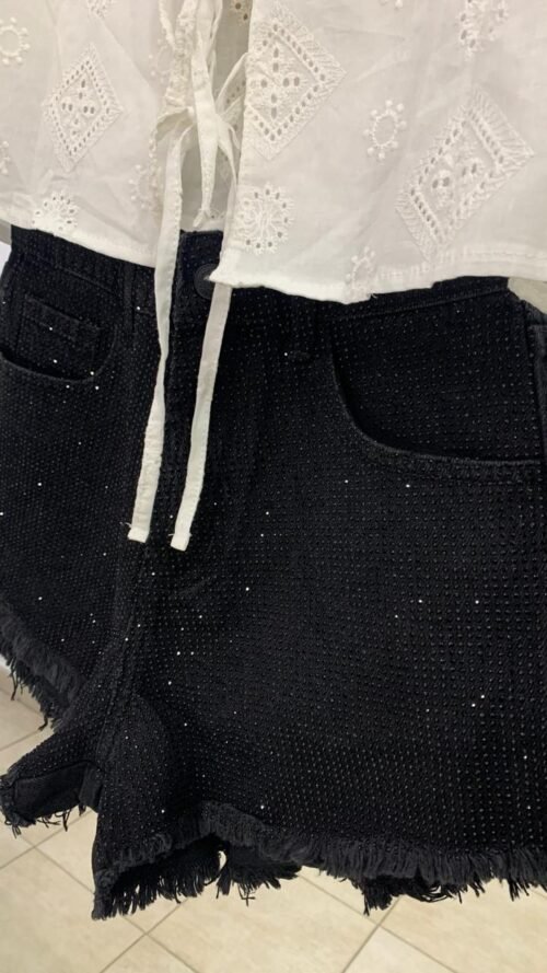 Short Full Strass - Negro