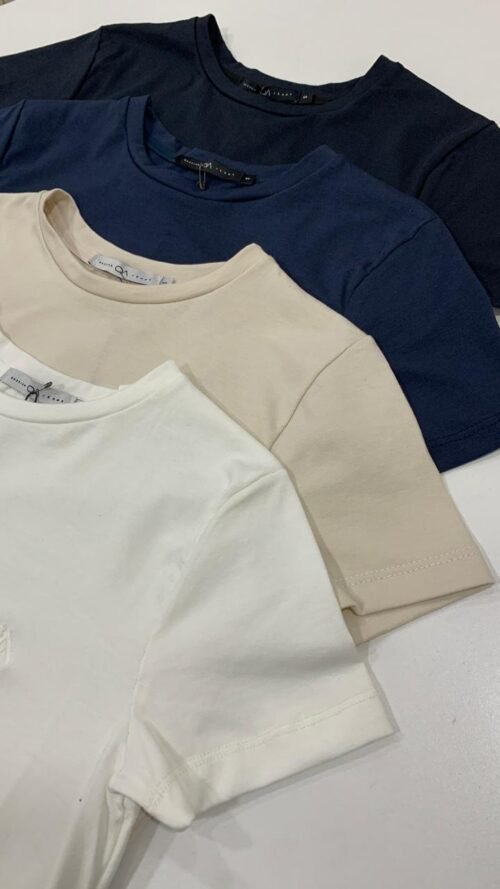 Remera Basic Cuello Redondo