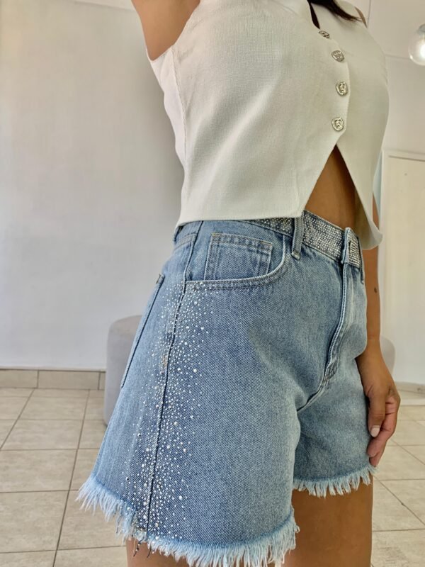 SHORT CINTURA STRASS