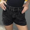 SHORT TRIPLE STRASS