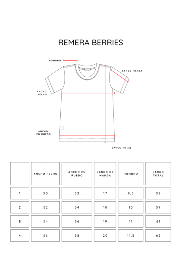 REMERA BERRIES
