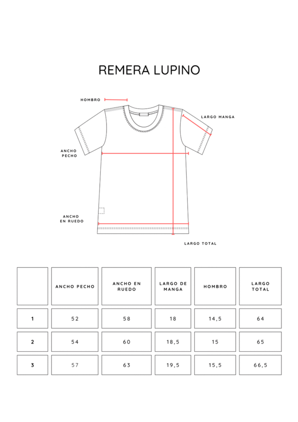 REMERA LUPINO