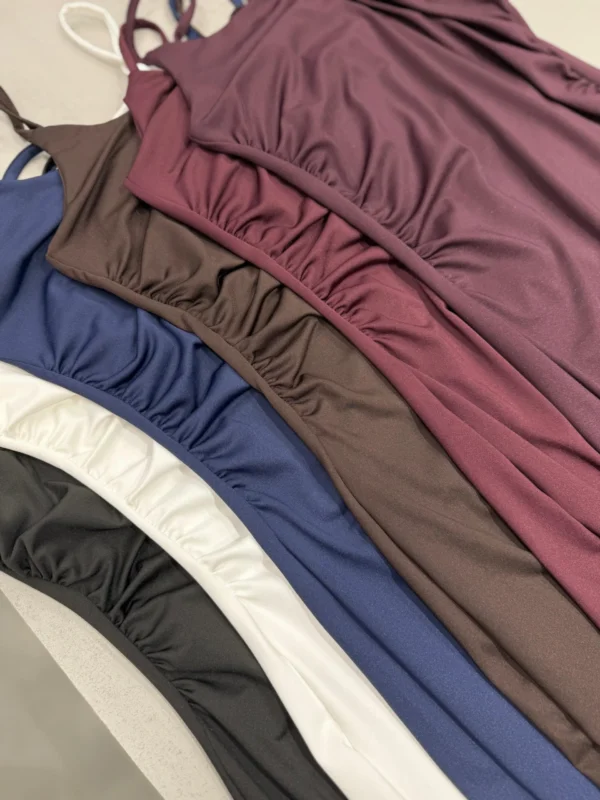 VESTIDO MICROFIBRA FRUNCE