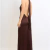 VESTIDO SATEN LAZO