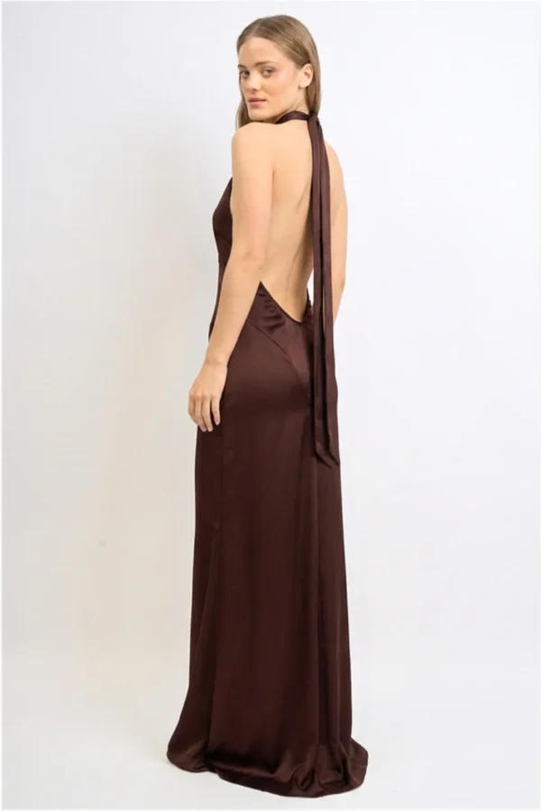 VESTIDO SATEN LAZO