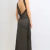 VESTIDO MICROFIBRA  Y TUL