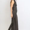 VESTIDO MICROFIBRA  Y TUL