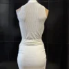 VESTIDO MICRO BUCHE Y ENCAJE