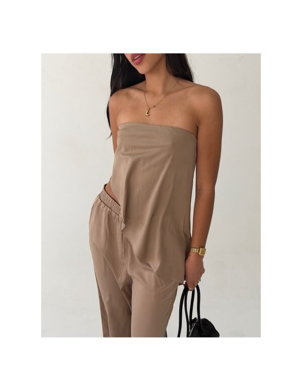 STRAPLE IRREGULAR SATEN